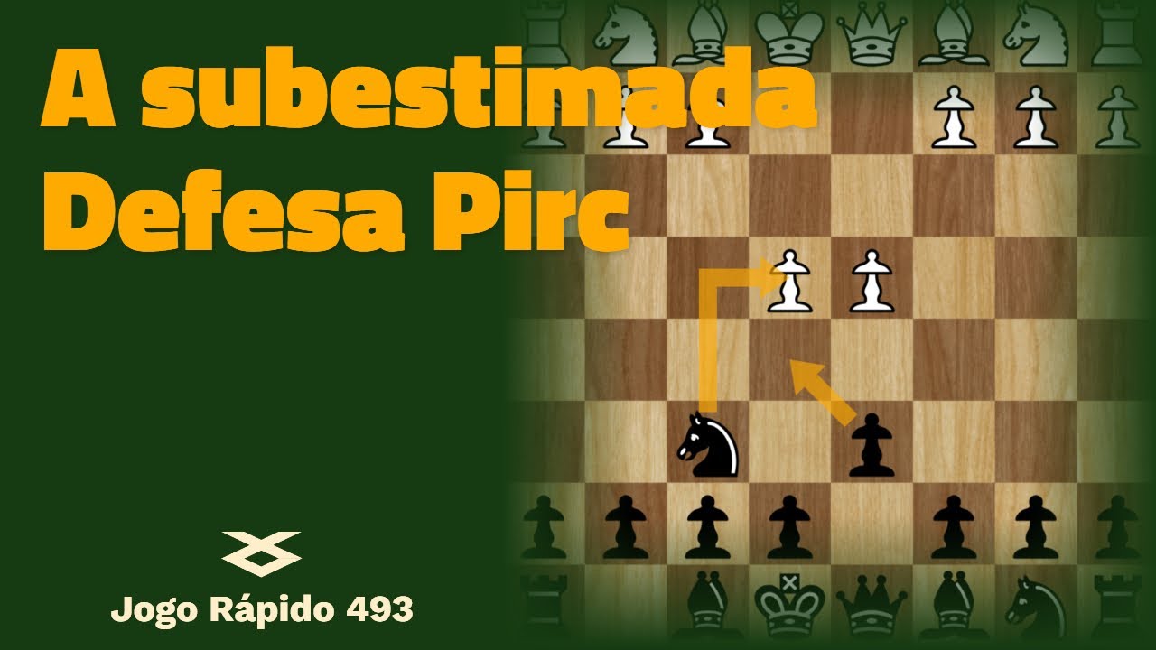 A subestimada Defesa Pirc | [XadrezValle] Jogo Rápido 493