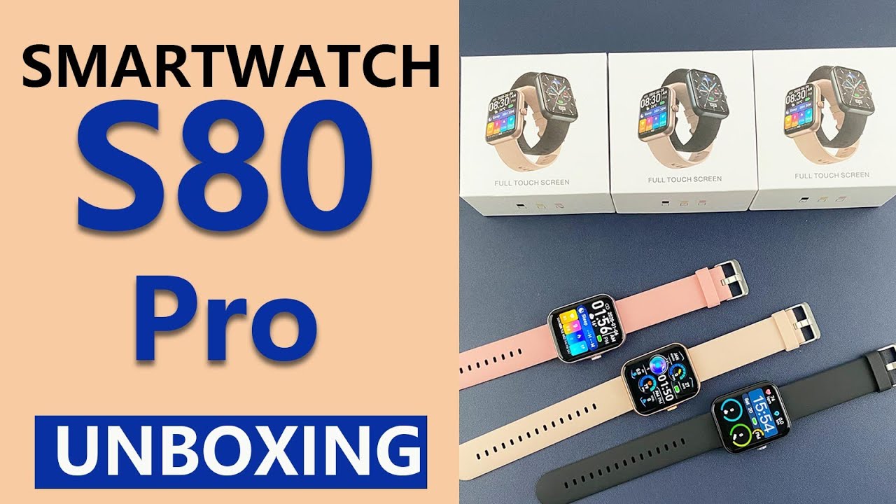 S80 Pro smart watch | Bluetooth call, music playback, 37 sports modes, national language, 300+ dials