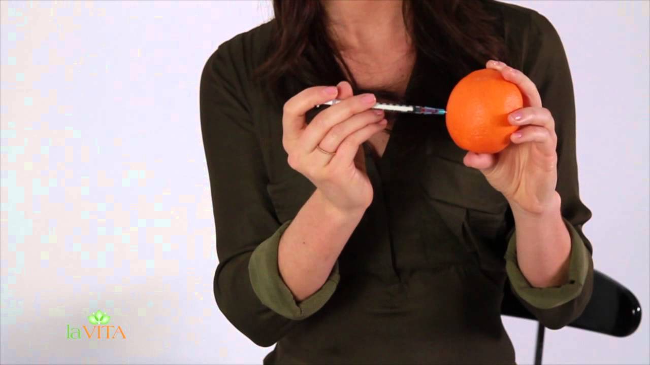 Injection Practice with an Orange