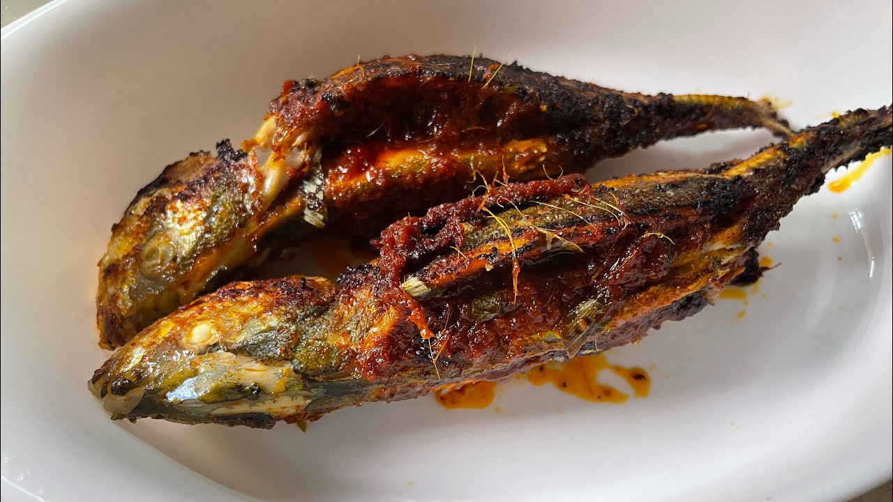 Masak Apa Masak Mystyle Ikan Sumbat Sambal Daun Kunyit - Stuffed Fish with Sambal Tumeric Leaves