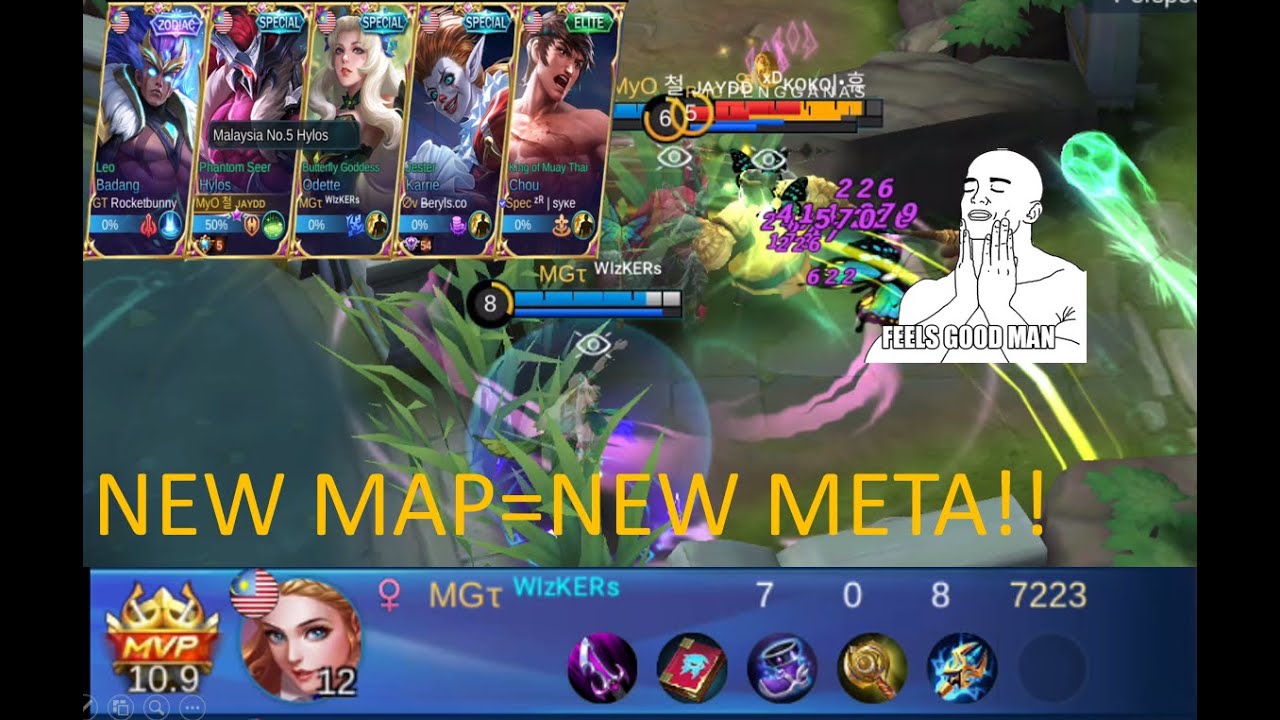 New Map 2019 rotation in Mythic Glory! Odette back in Meta? | MGt ᵂᴵᶻᴷᴱᴿˢ | Mobile Legends