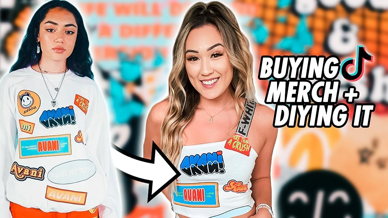 Buying TikToker Merch & DIYing It: Addison Rae, Avani + Hype House