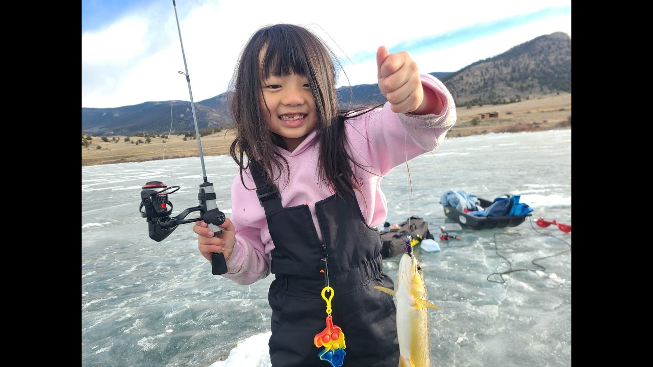 ice fishing trip at tarryall