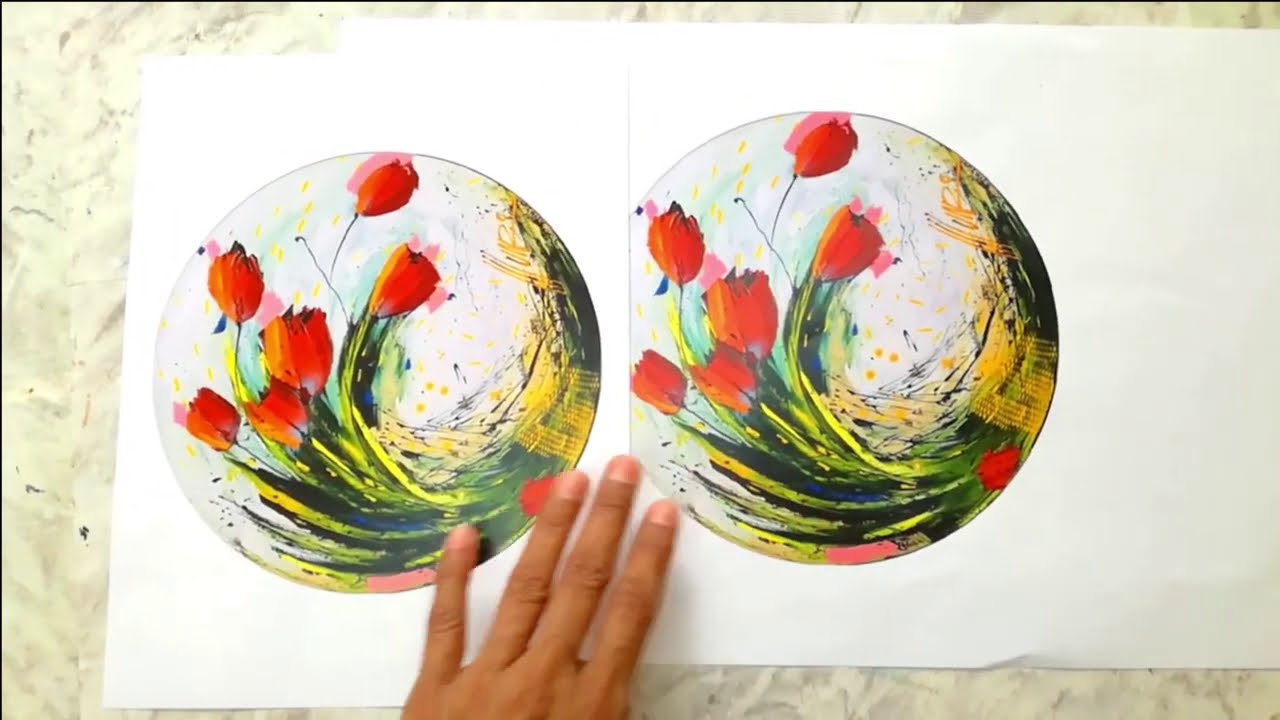DECOUPAGE CON IMPRESION LASER EN PAPEL COMUN