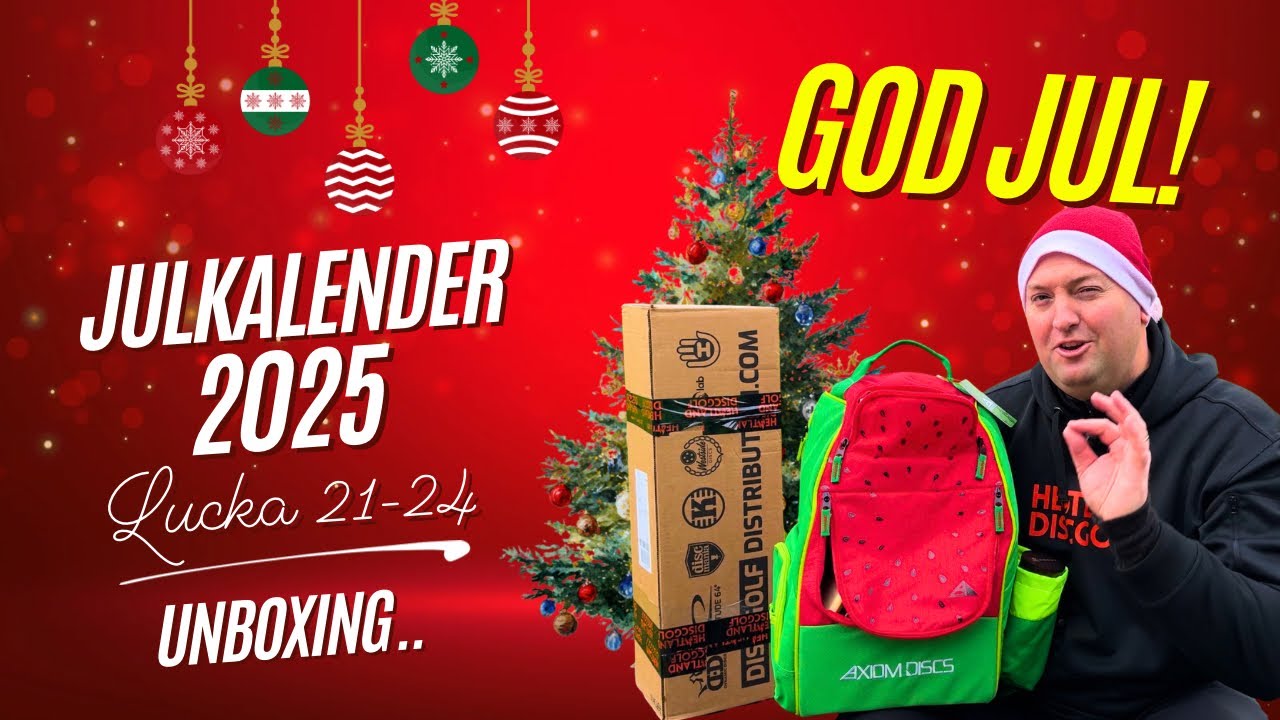 GOD JUL! Unboxing av Julkalender (lucka 21-24) 2025! Vad får vi i Julaftons lucka??
