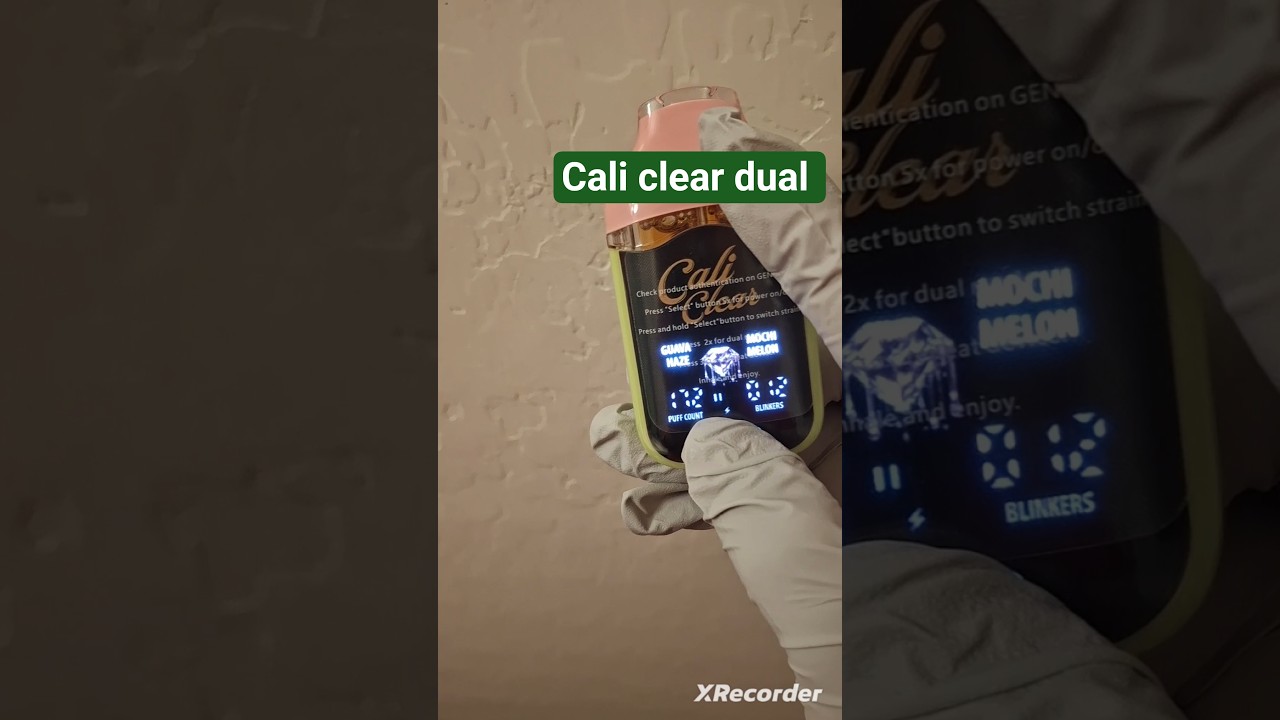 Cali clear dual chamber 2g mochi melon /guava haze