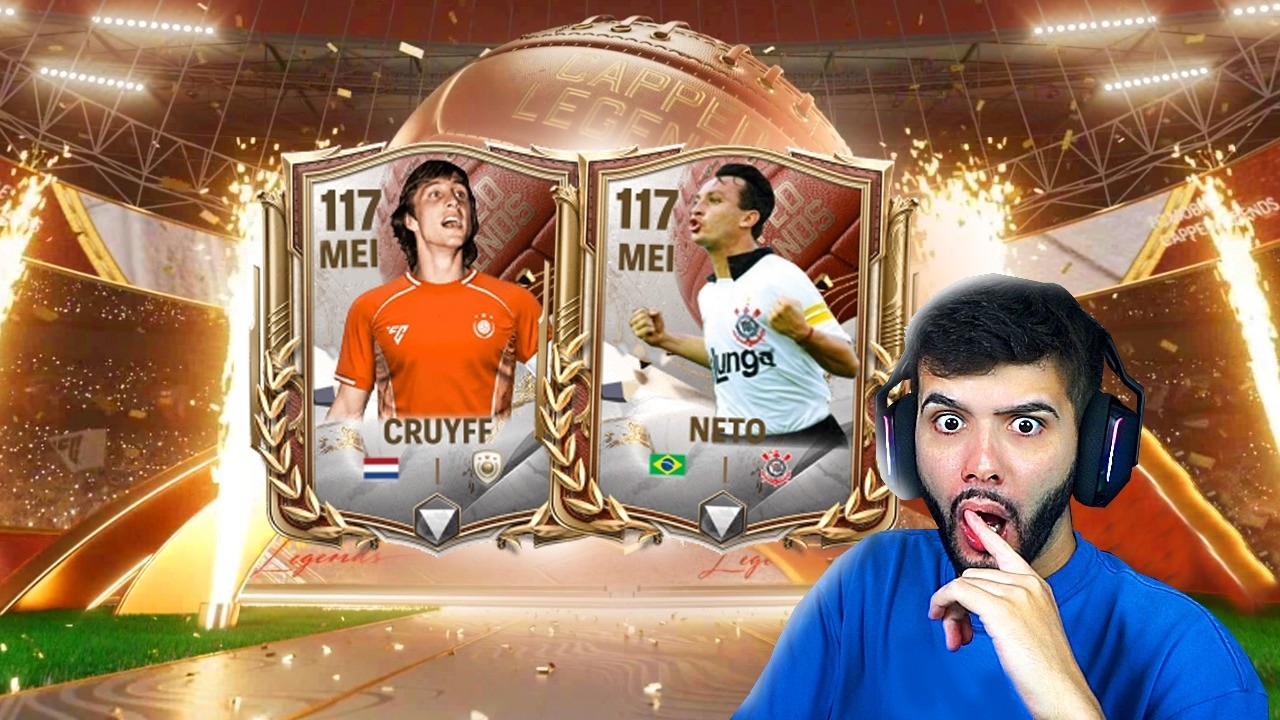 ABRI OS PACKS DAS LENDAS DO PASSADO NO FC MOBILE! 😱
