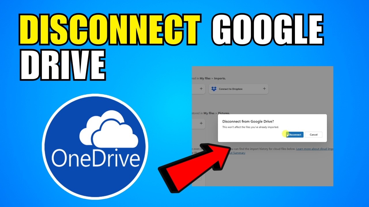 How To Disconnect From Google Drive In Onedrive (2026) (Complete Guide)