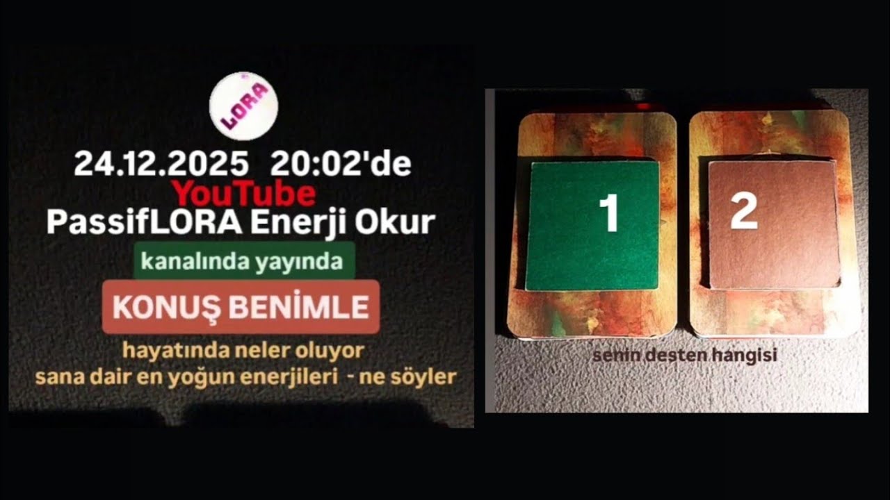 Konuş benimle! Hayatında neler oluyor? Size dair en yoğun enerjileri! Ne söyler? 24.12.2025