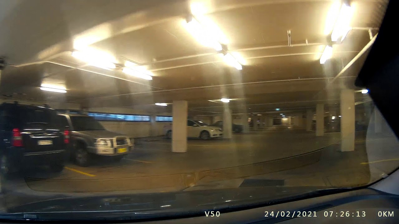 Woolworths and Big W Katoomba car park drive around