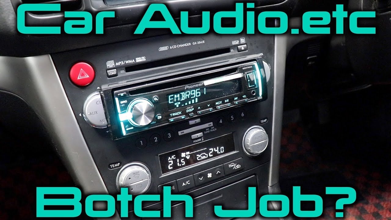 2006 Subaru Legacy Custom Stereo Install
