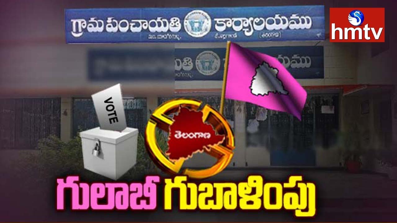 TRS Makes a Clean Sweep in Panchayat Polls | hmtv