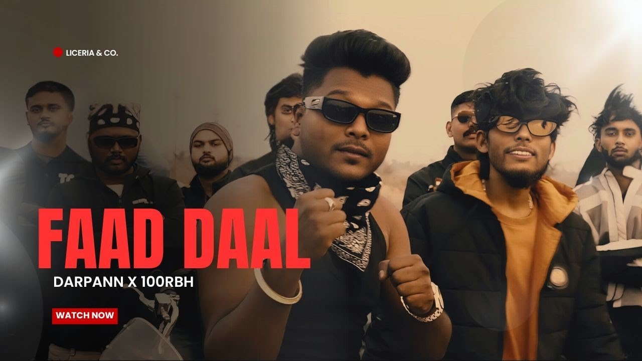 DARPANN - FAAD DAAL ft.100RBH |Official Music Video| 2025.