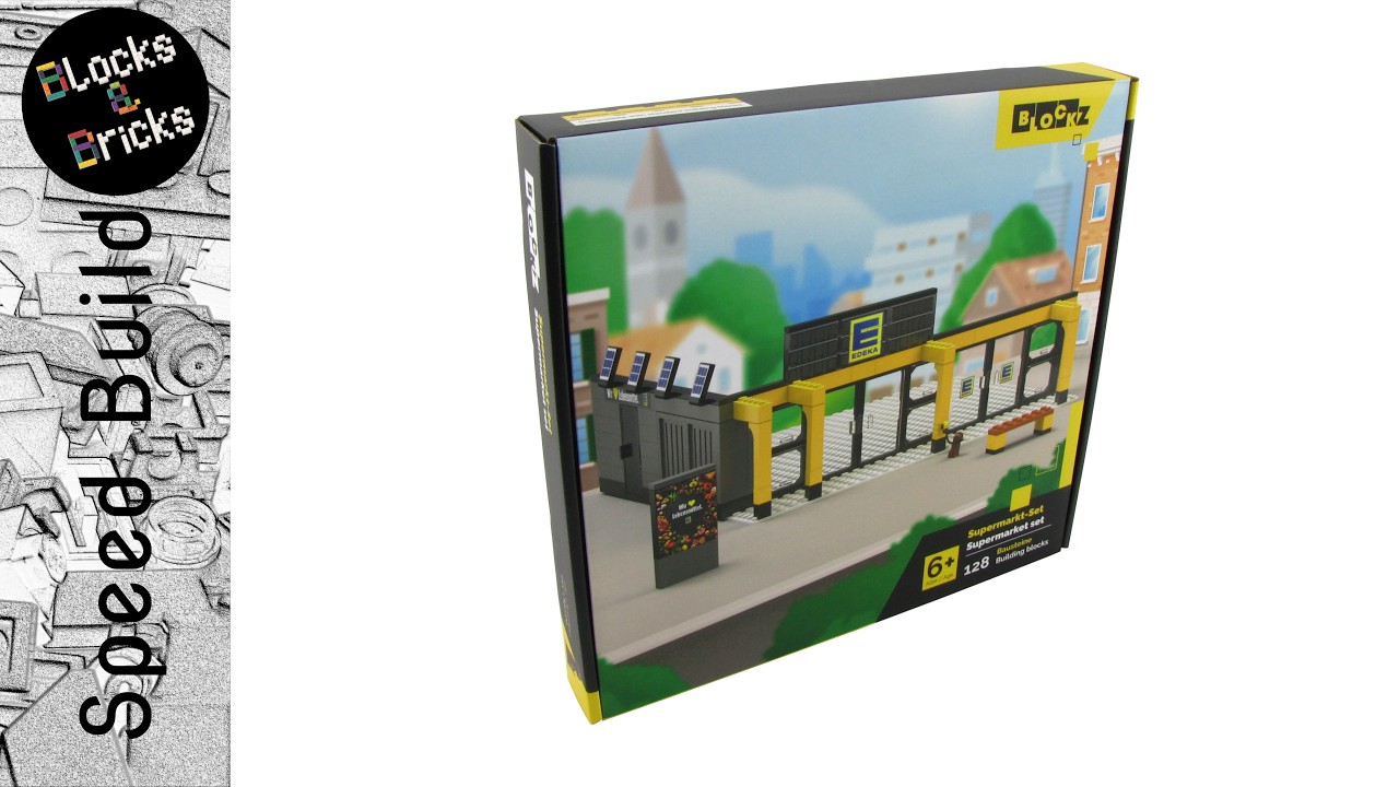 Edeka BLOCKZ Supermarkt-Set Speed Build