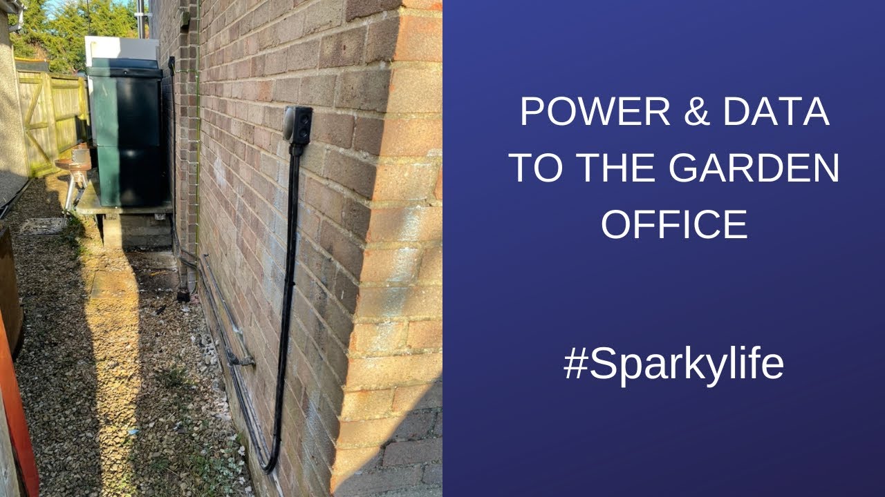 Power and data to the garden office