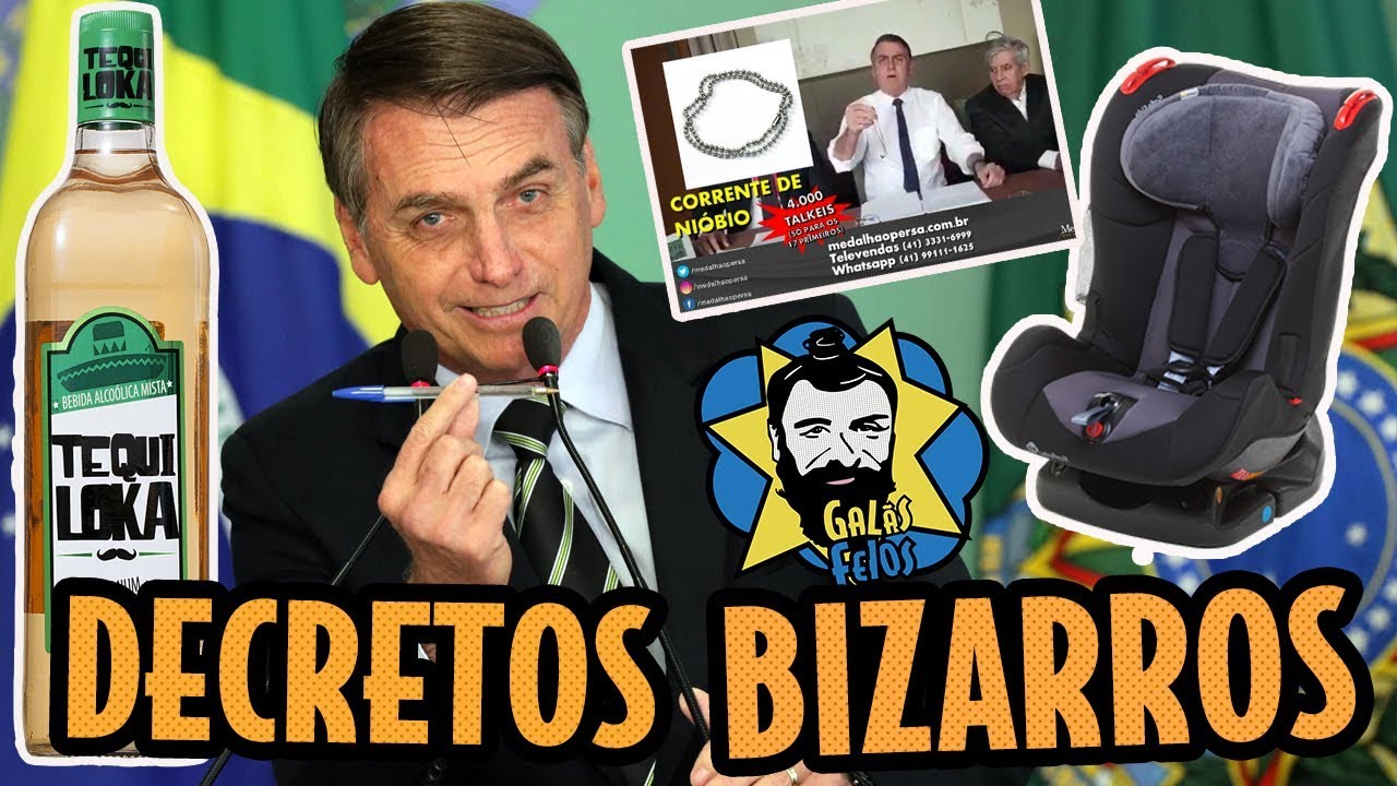 OS DECRETOS BIZARROS DO BOLSONARO | Galãs Feios