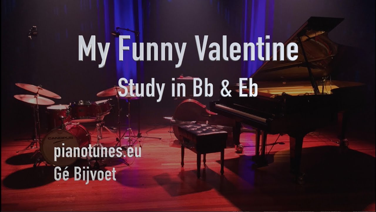 My Funny Valentine Study, G&eacute; Bijvoet, pianotunes.eu
