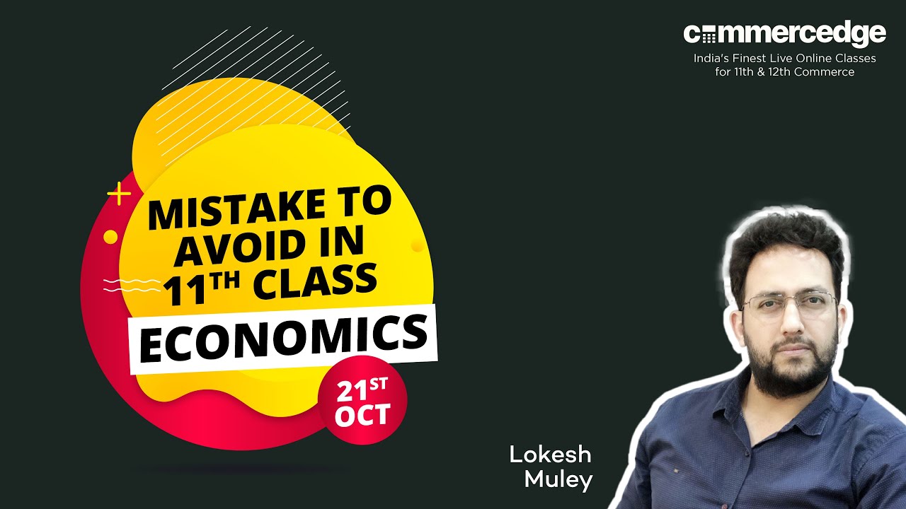 Mistakes To Avoid in Economics Exam | Class 11 | Commercedge