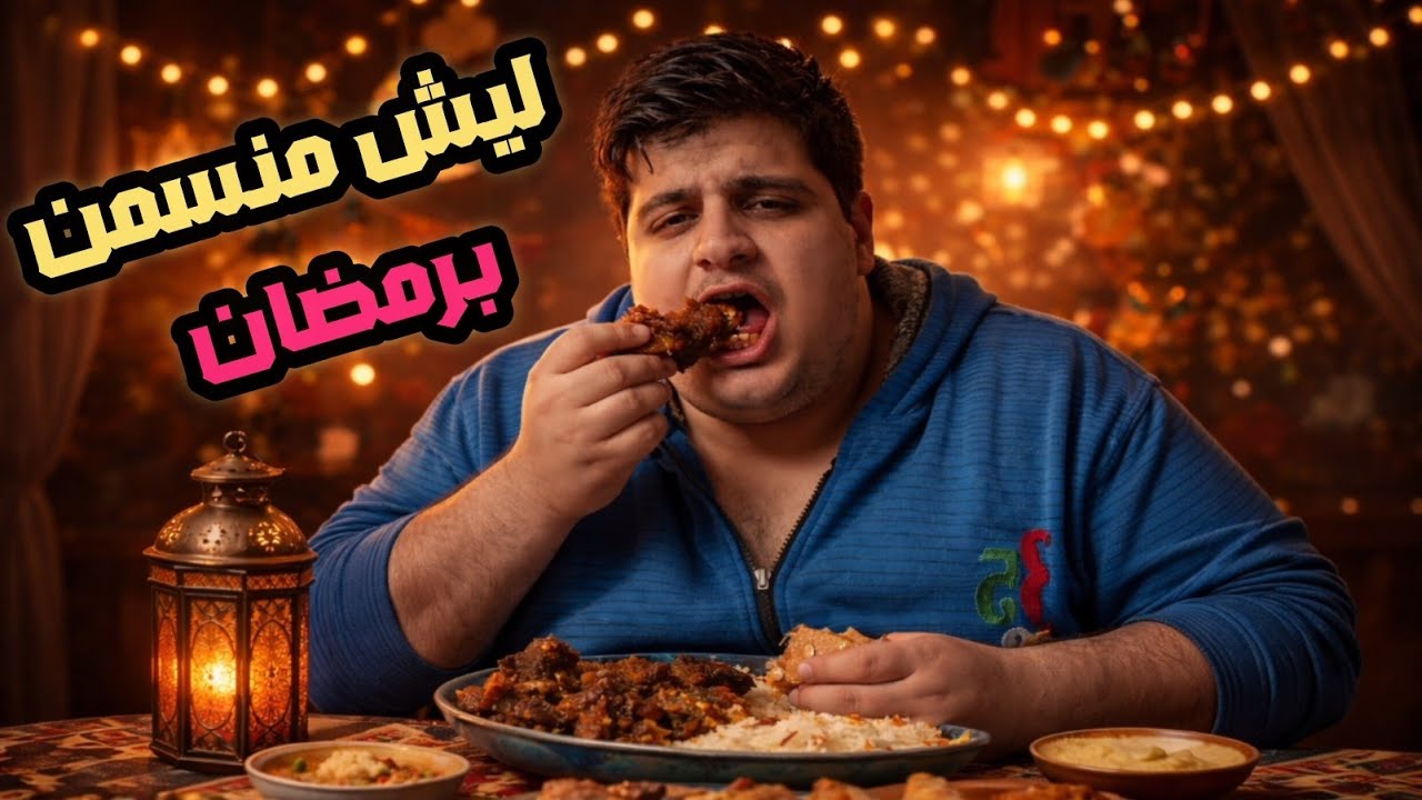 سبب زيادة الوزن في رمضان (الحل في هذا الفيديو)