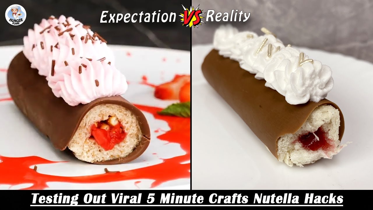 Testing Out Viral Food Hacks By 5 MINUTE CRAFTS | Testing Out Viral Nutella & Chocolate Hacks | H P
