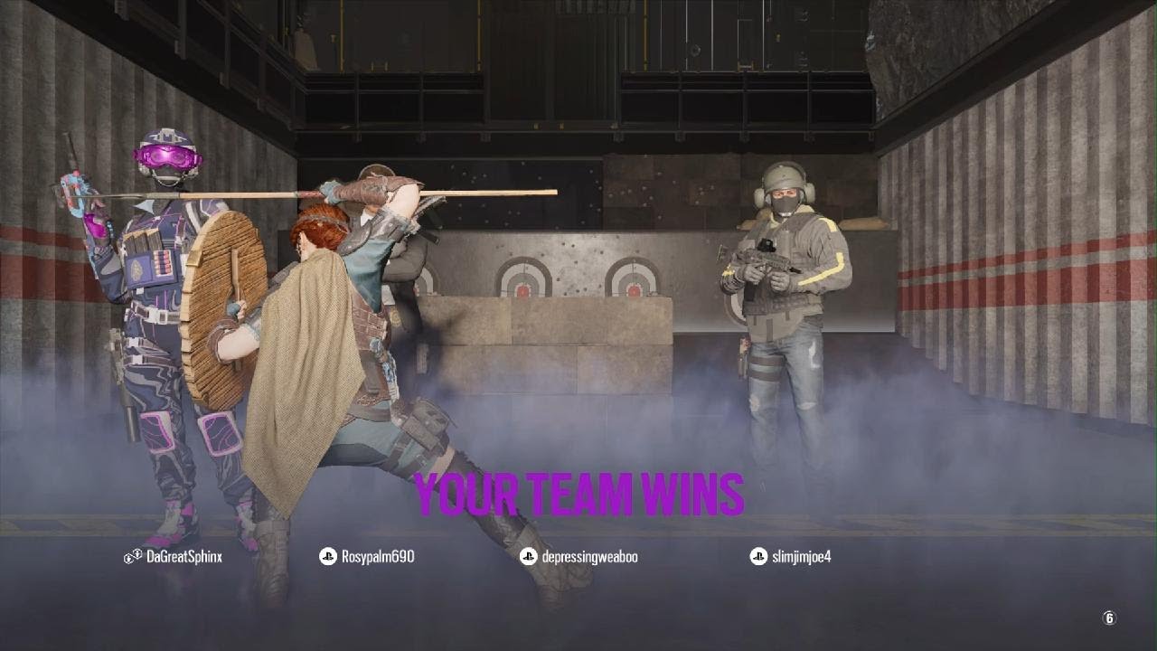 Tom Clancy's Rainbow Six Siege Lair ranked 11 kill 4 death mvp