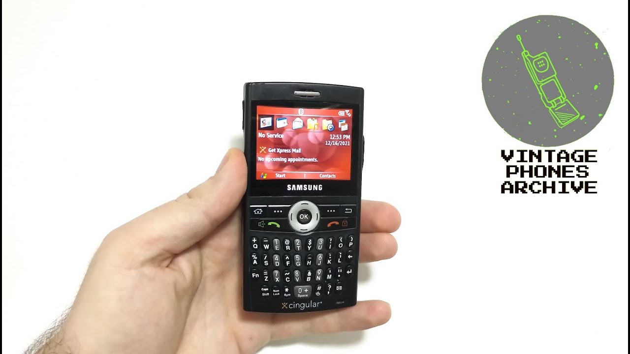 Samsung SGH-I607 Windows Mobile phone menu browse, ringtones, games, wallpapers