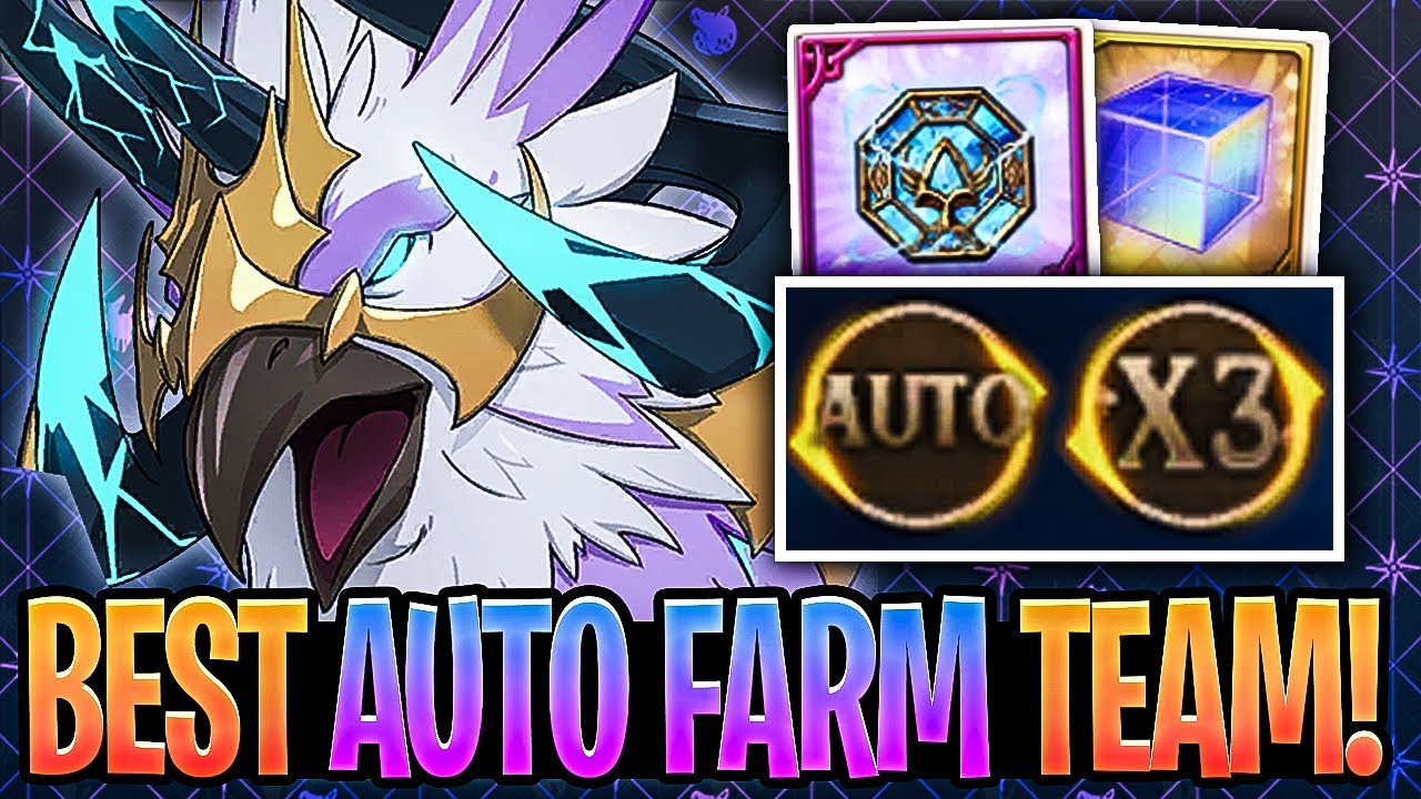 8 Minute AUTO FARM Hraesvelgr Demonic Beast! Best Team & Showcase! | Seven Deadly Sins: Grand Cross