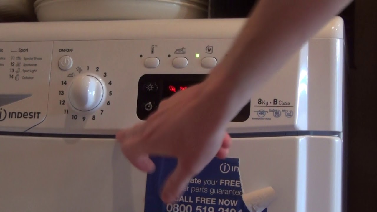 How to Tip #34 : save a program and re write a program to the 'memo' option on a Indesit Dryer.