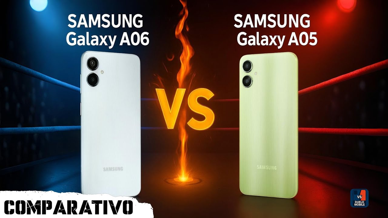 GALAXY A06 5G vs GALAXY A05: Bateria, Câmera e Preço. Qual Comprar? |   Review Completo