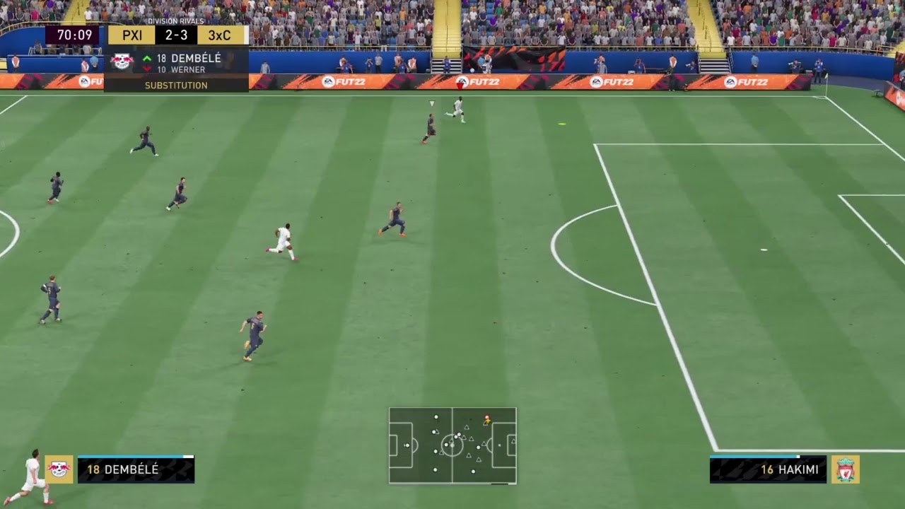 FIFA 22 Ousmane Demb&eacute;l&eacute; Ball roll breaking ankles