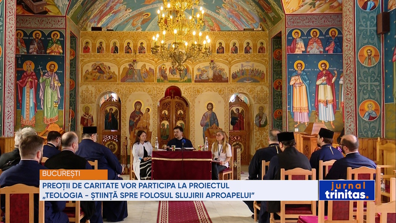 Preoții de caritate vor participa la Proiectul „Teologia - știință spre folosul slujirii aproapelui”