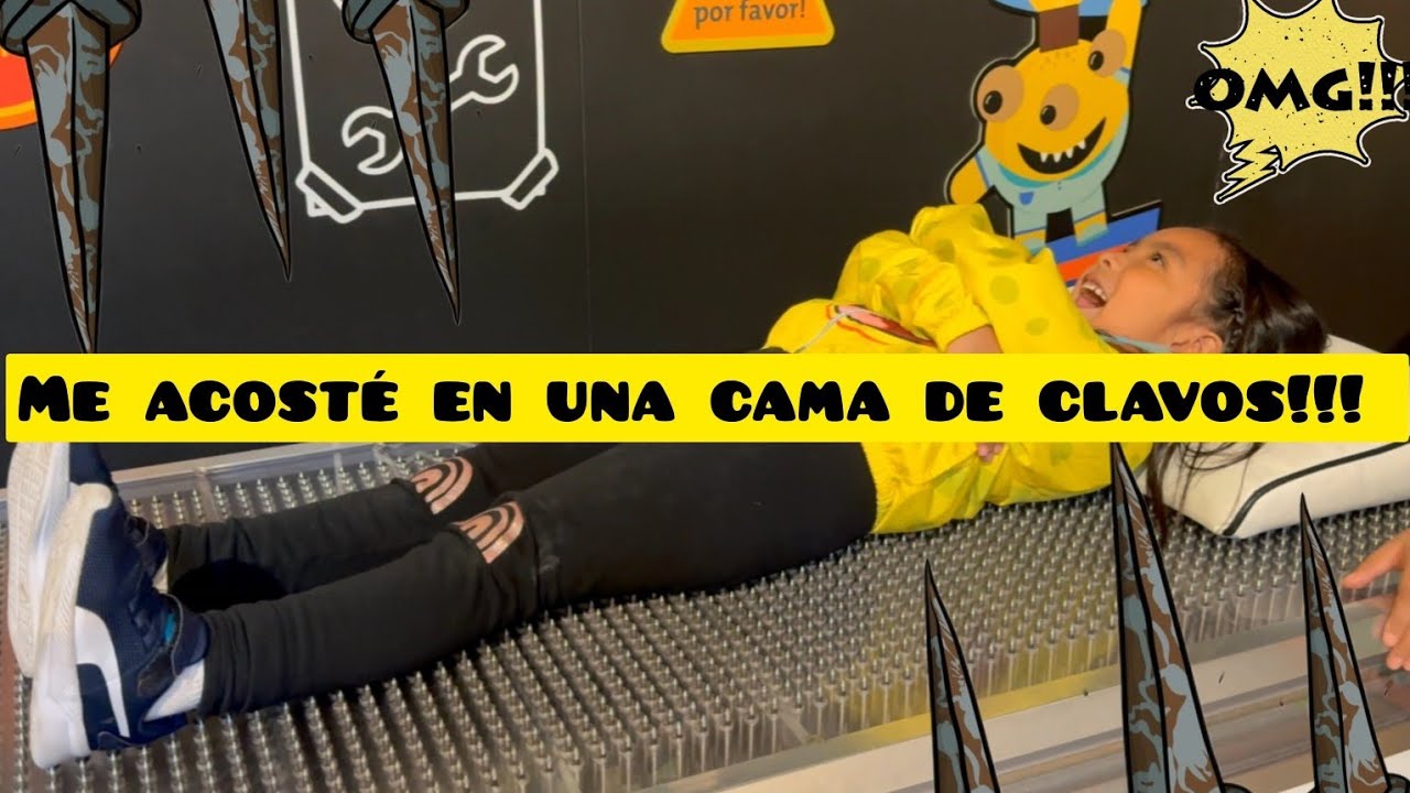 Aventura Extrema en el Papalote Museo del Niño. Cama de Clavos, Los 5 sentidos, y mucha diversión...