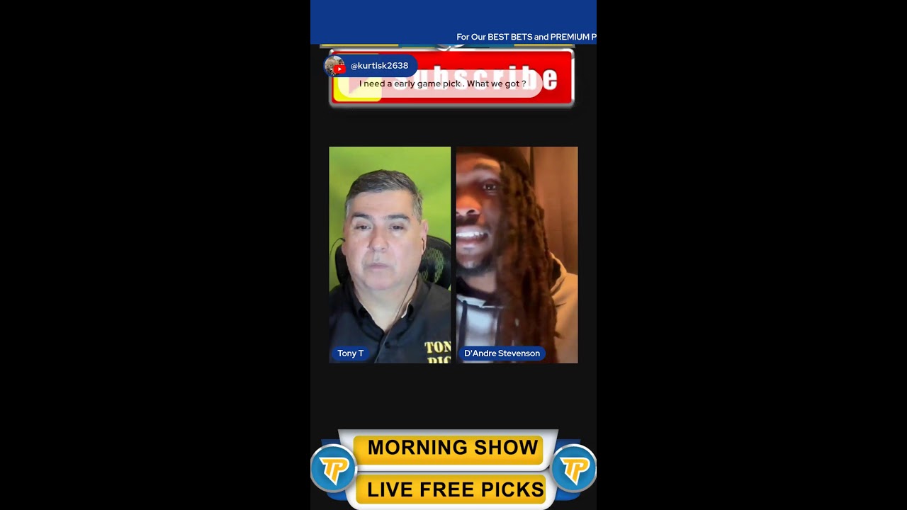 Live NBA NCAAB NHL Picks Tonys Picks Morning Show 1-22-2026 📱