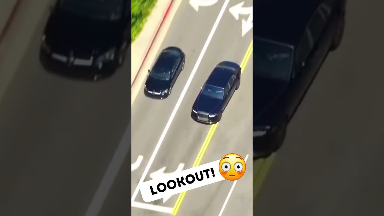 UNEXPECTED Helicopter GETAWAY😲 in a Rolls Royce #shorts
