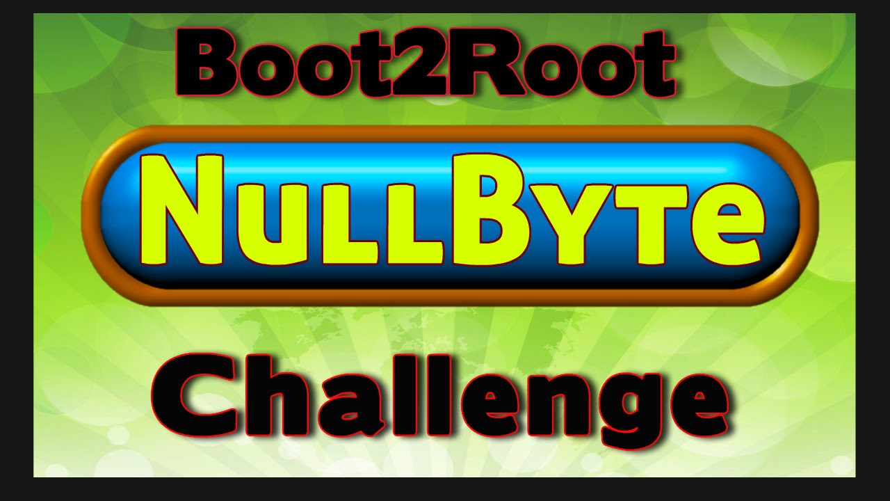 Boot2Root Challenge - NullByte