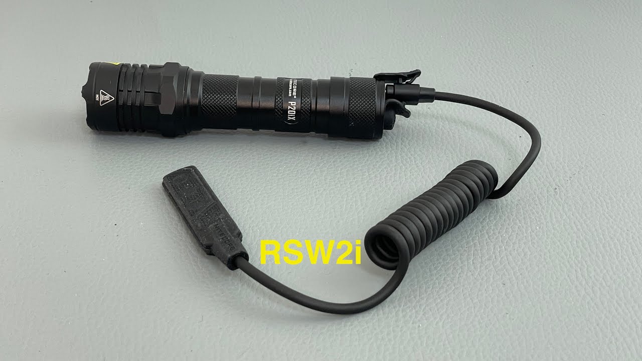 Nitecore Kabelschalter RSW2i (Spiral Kabel) für P10i, P20i, P10iX, P20iX, P20UVi, P30i