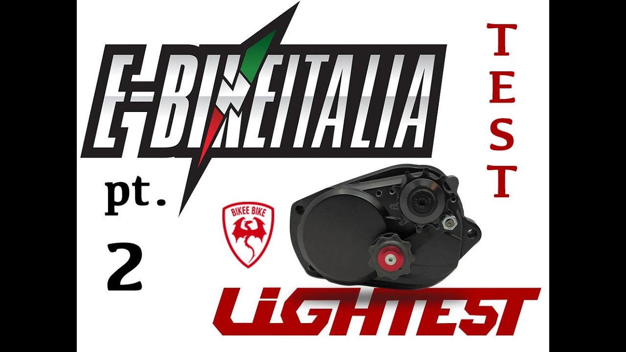 TEST-ESCLUSIVO !!!- : Lightest Motor BIKEE-BIKE ----Parte2----    mid drive conversion kit