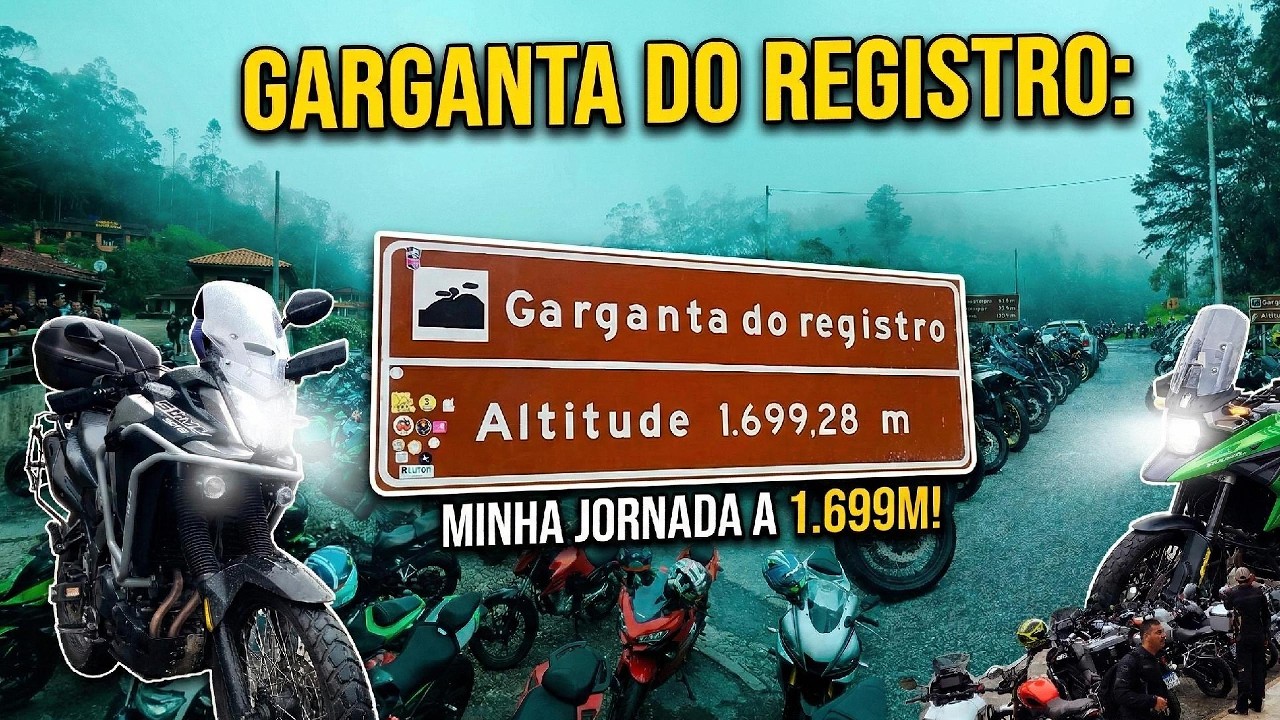 Apenas a Estrada: Subindo a Garganta do Registro | Tríplice Fronteira | Honda Sahara 300