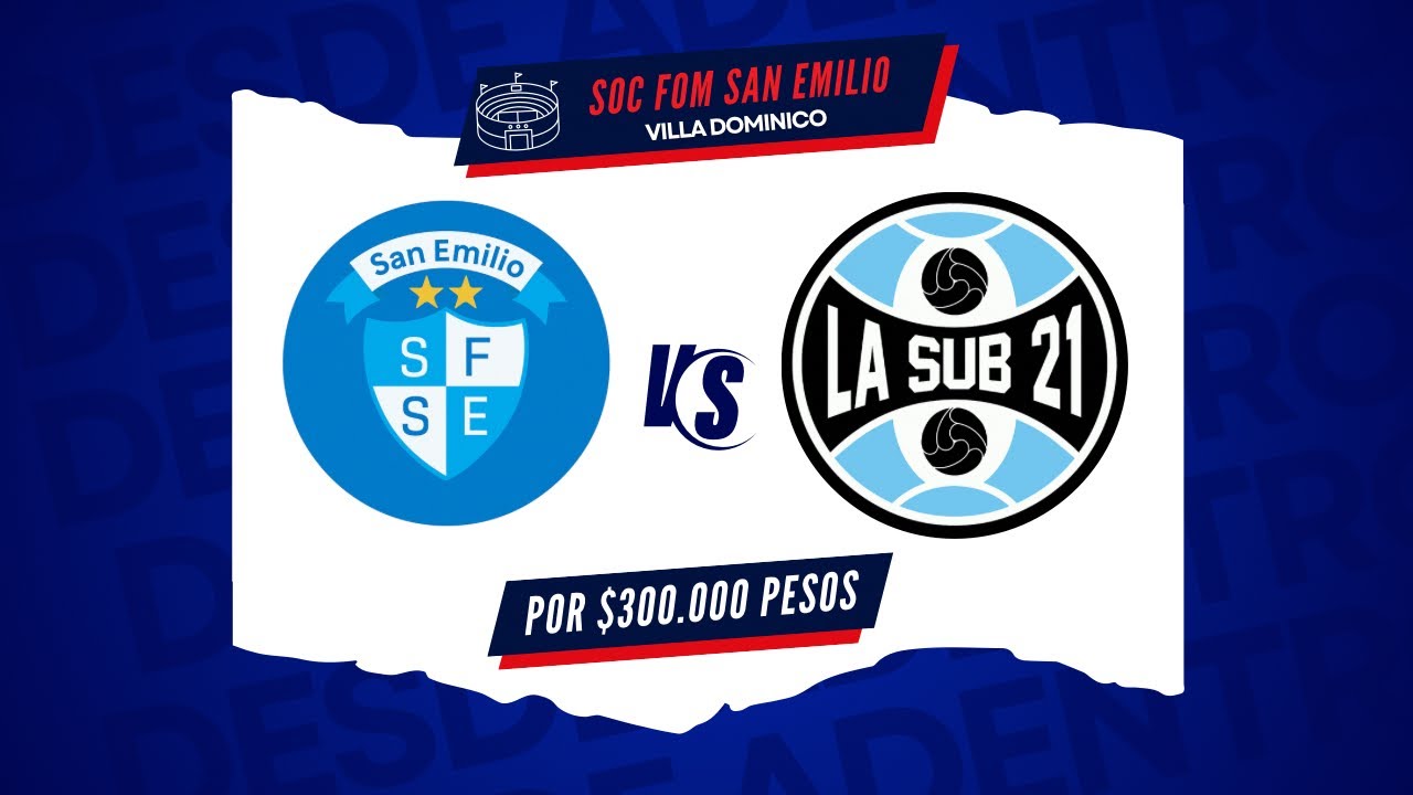 CANCHA LLENA C/ HINCHADA ⚽🔥 || LA SUB 21 VS SAN EMILIO