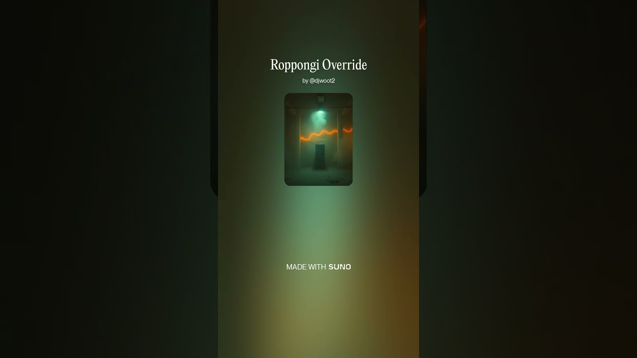 Listen to the Tune: ⚡🇯🇵 ROPPONGI OVERRIDE | Raw Japanese Acid Techno x Driving Bass