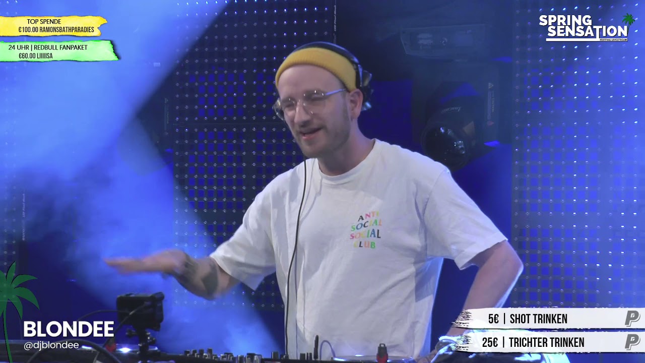 BLONDEE LIVE | SPRING SENSATION | DEIN FESTIVAL LIVESTREAM