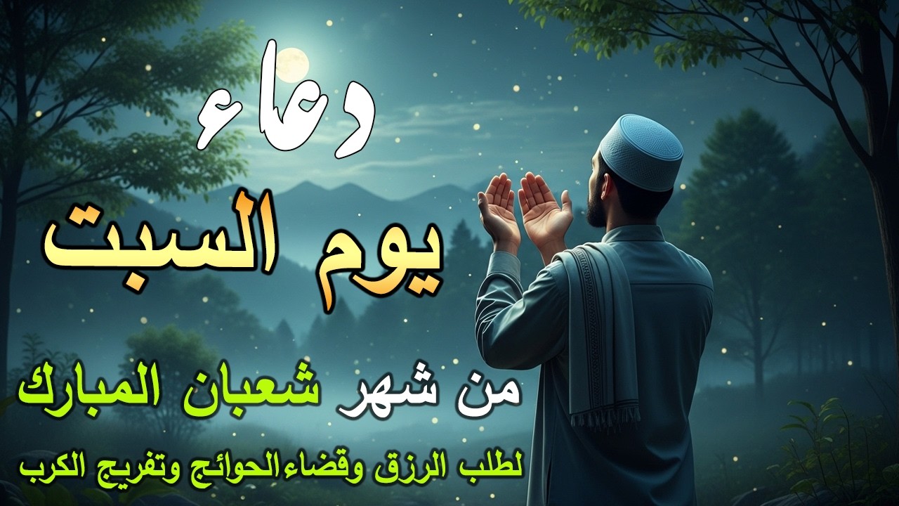 دعاء فى يوم السبت المستجاب دعاء في يوم 19 من شهر شعبان للرزق والشفاء العاجل وقضاء الحوائج 🤲(4k)
