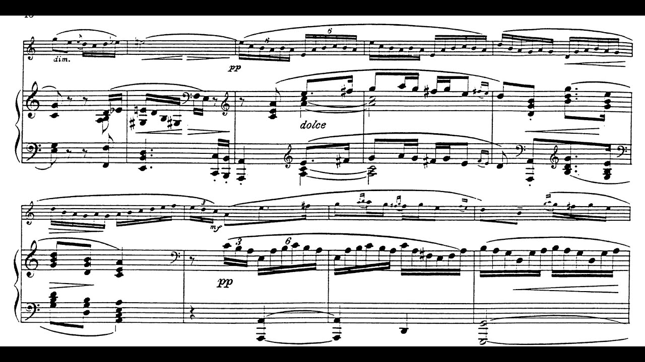 Hamilton Harty - In Ireland for Flute and Piano (1918) [Score-Video]