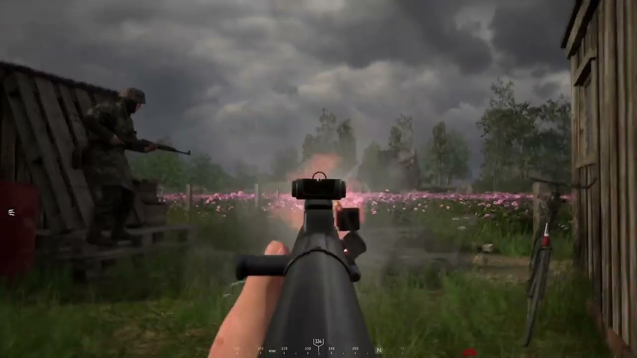 Hell Let Loose NO HUD immersive ASMR gameplay no commentary 2023-10-06