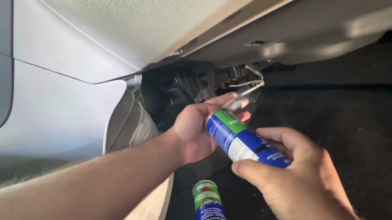 Hyundai Sonata AC Evaporator cleaning from Bad Odor Mold