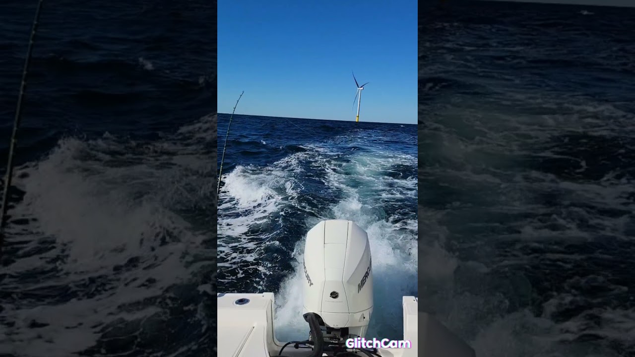 28 miles offshore with the 2021 Montauk 210.