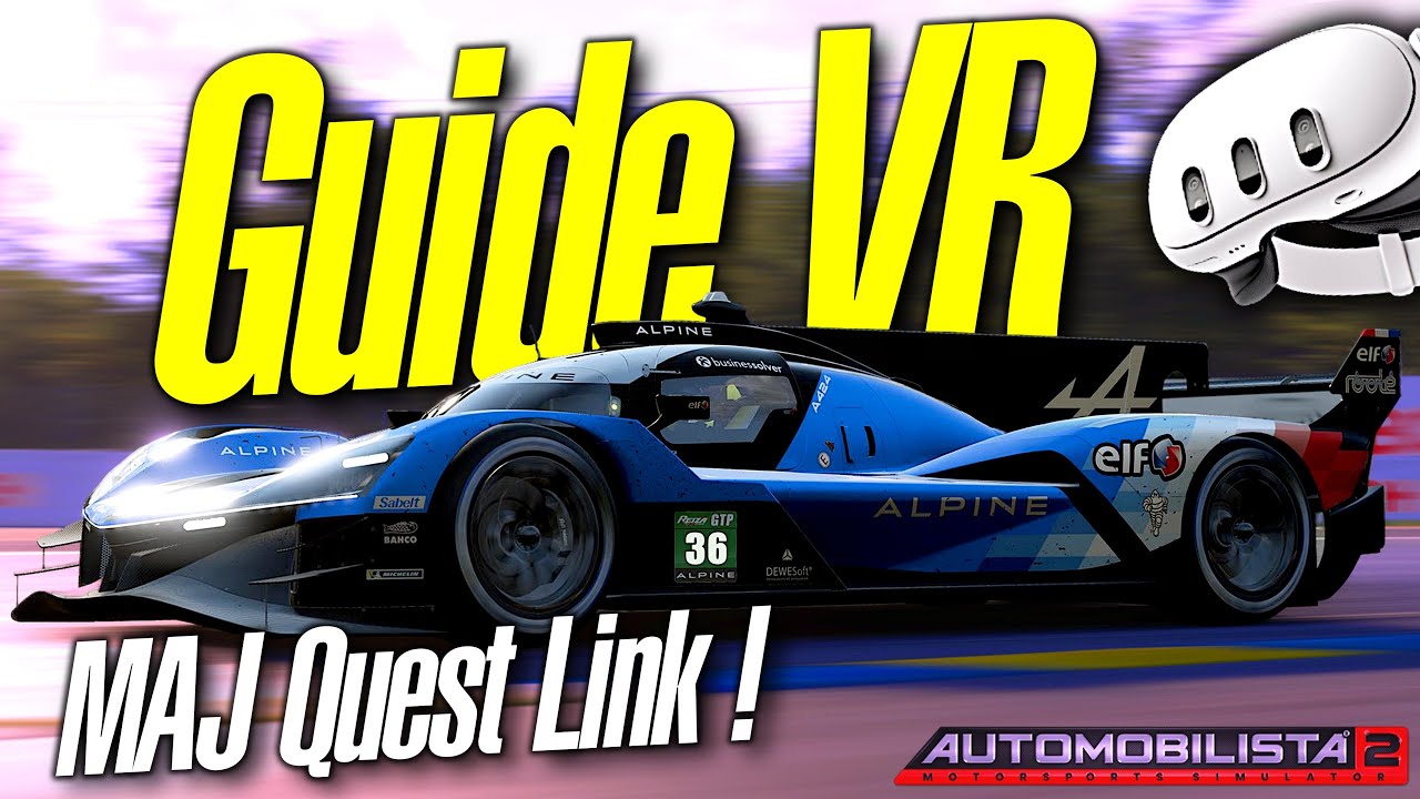 META QUEST 3 et AMS 2 en VR ?  💥 C'est par ICI !! (Méta Quest Link MAJ de la dernière vidéo)