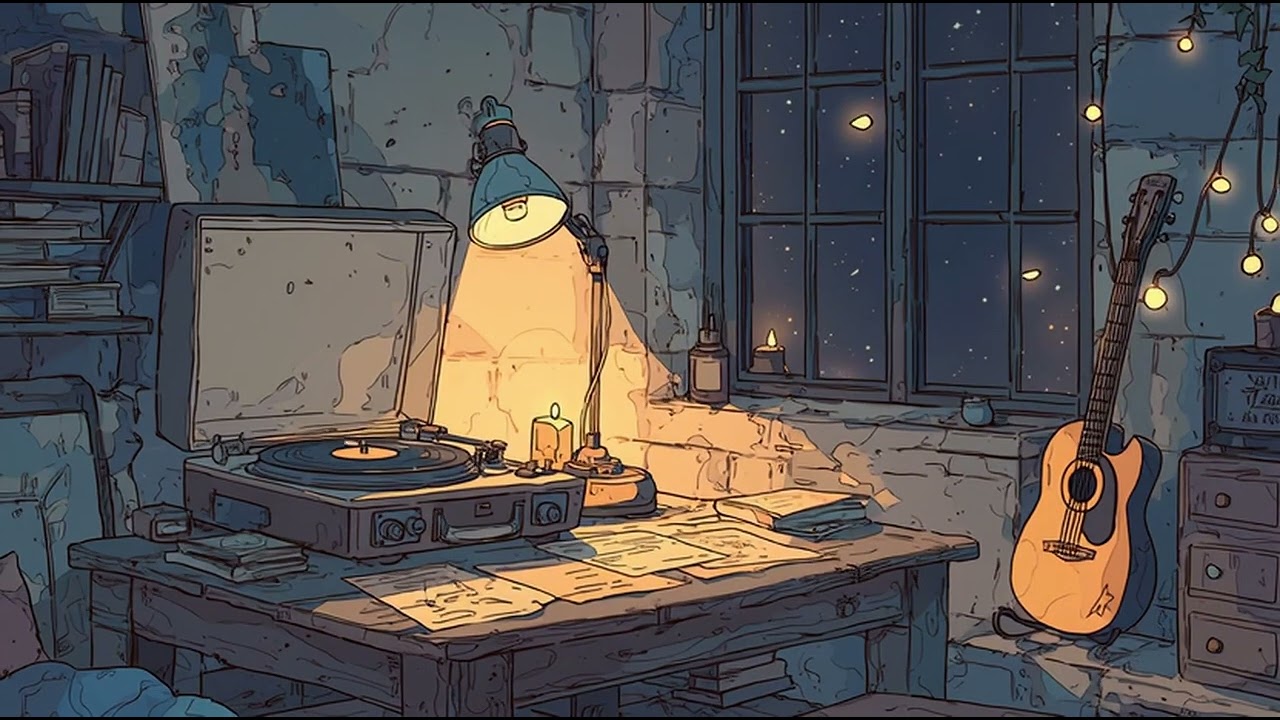 Dreamy Chillhop Night | 깊이 안정되는 밤 공부 음악 | 夢見心地ローファイ