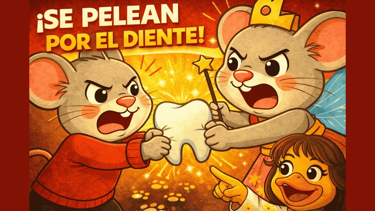 La pelea del Ratón Pérez y el Hada de los dientes - Doctora Apatita - Peleas de hermanos - Cuentos