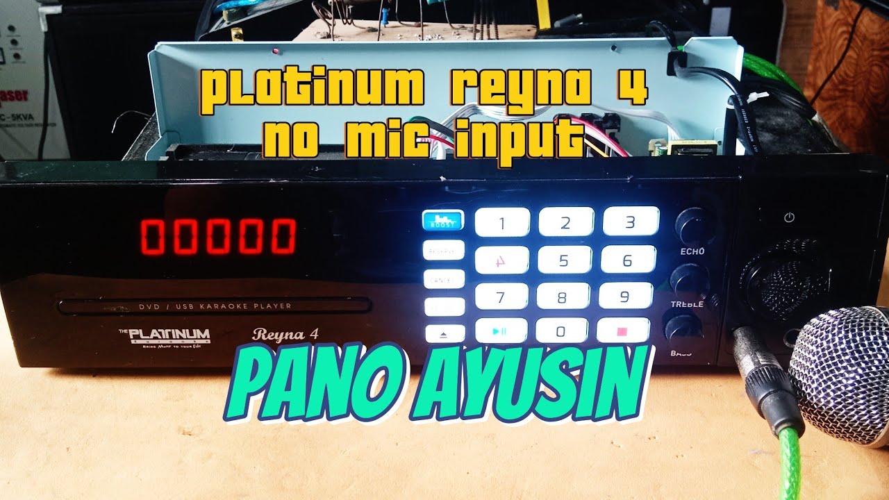 platinum reyna 4 no mic input